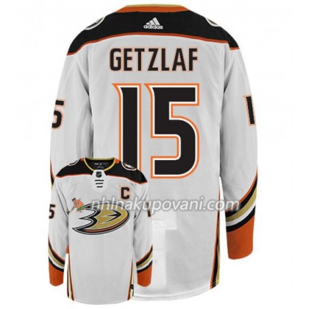 Anaheim Ducks Dresy COREY PERRY 15 Adidas Bílá Authentic - Pánské